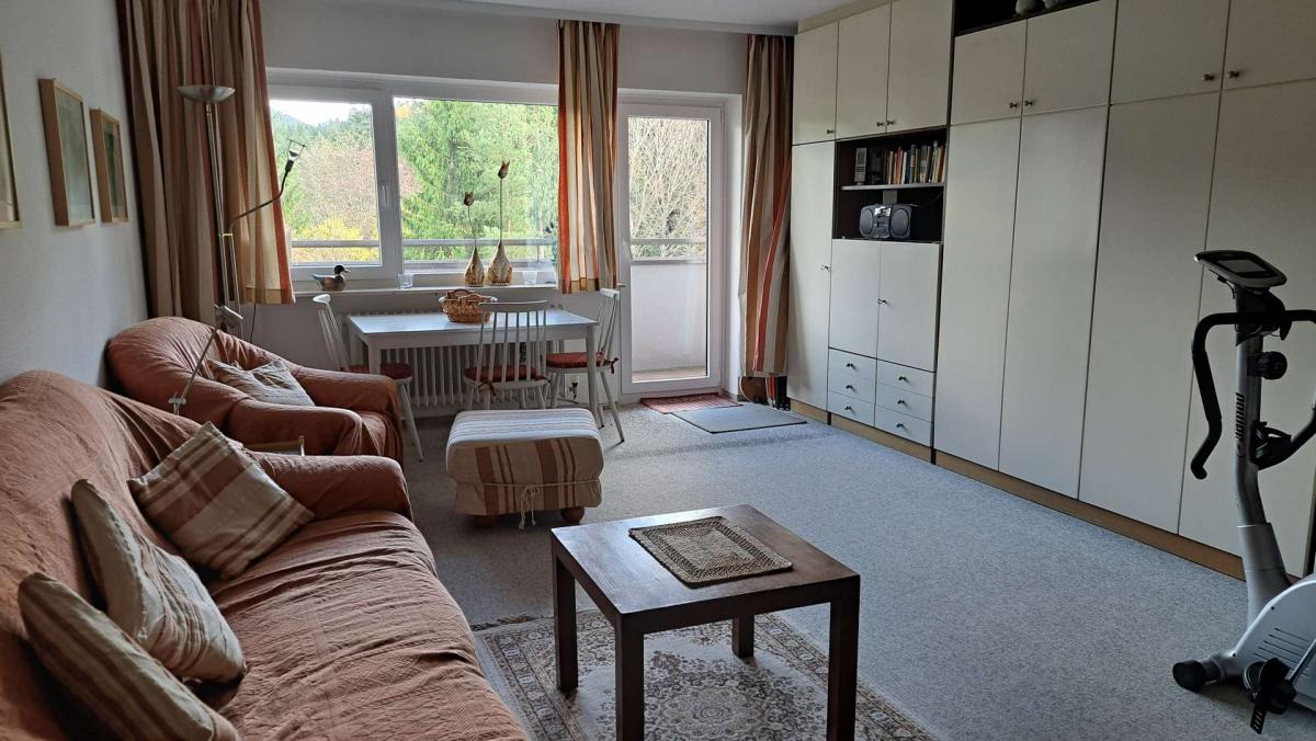 Appartement Blick Richtung Balkon